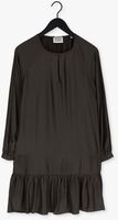 SCOTCH & SODA Mini robe EASY FIT LONG SLEEVE DRESS WITH SMOCK DETAILS Anthracite