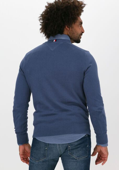 TOMMY HILFIGER Pull PIMA COTTON CASHMERE CREW NECK en bleu - large