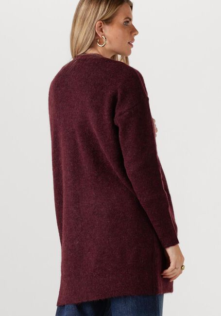 Bordeaux SELECTED FEMME Vest SLFLULU NEW LS KNIT LONG CARDIGAN - large