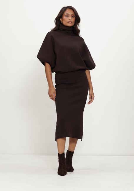 Bruine NOTRE-V Midi jurk NV-IYLA - large