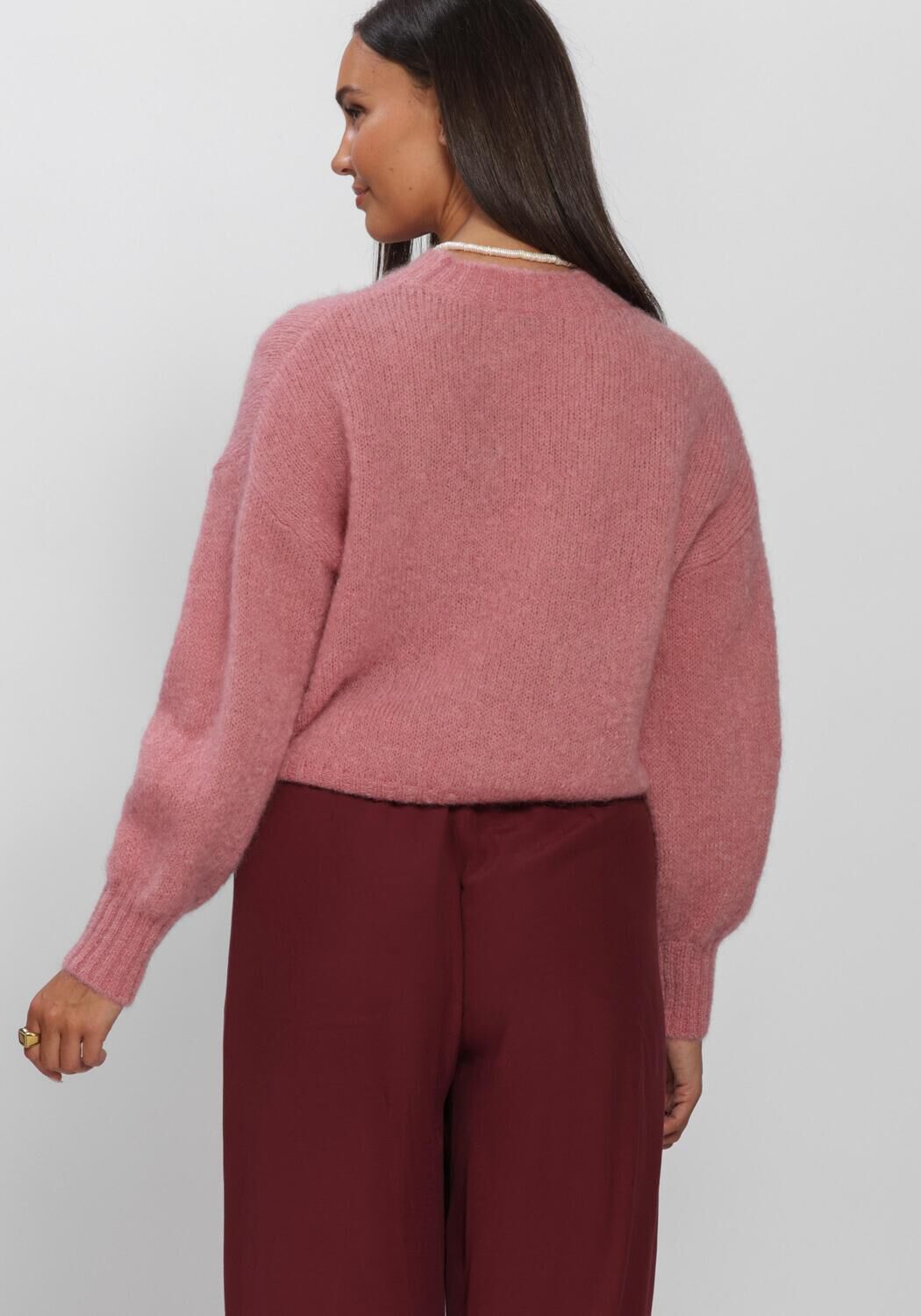 Roze BY-BAR Trui SONNY PULLOVER - large