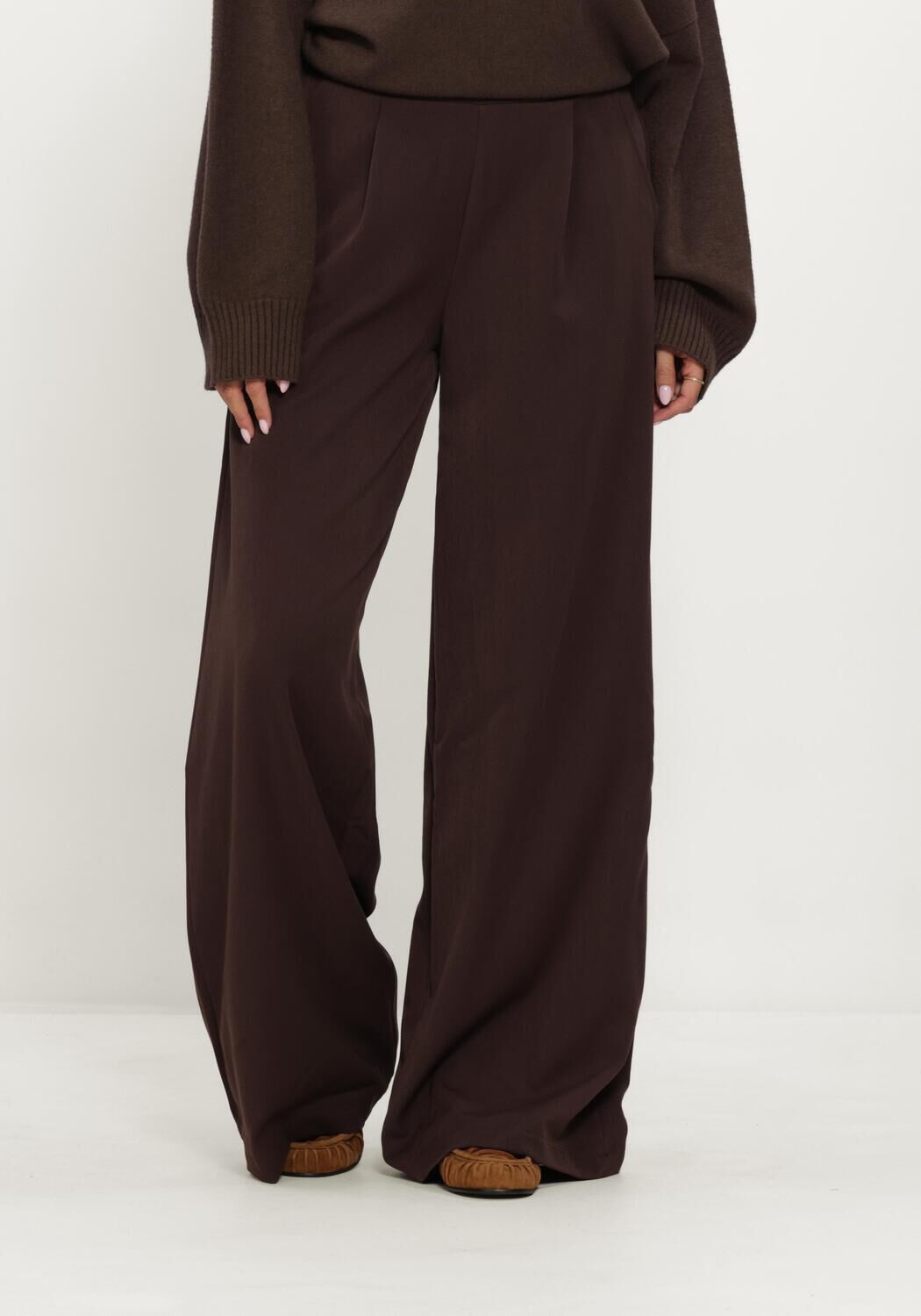 Bruine SIMPLE Wijde broek WV-PL-VIS-EA-26-3 - large