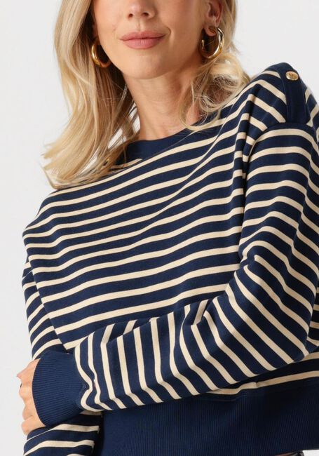 TOMMY HILFIGER Pull GOLD BTN BOAT-NK SWTSHIRT en bleu - large