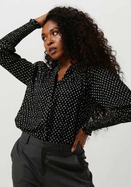 NEO NOIR CAMISA MINI STITCH BLOUSE Blouses en noir - large