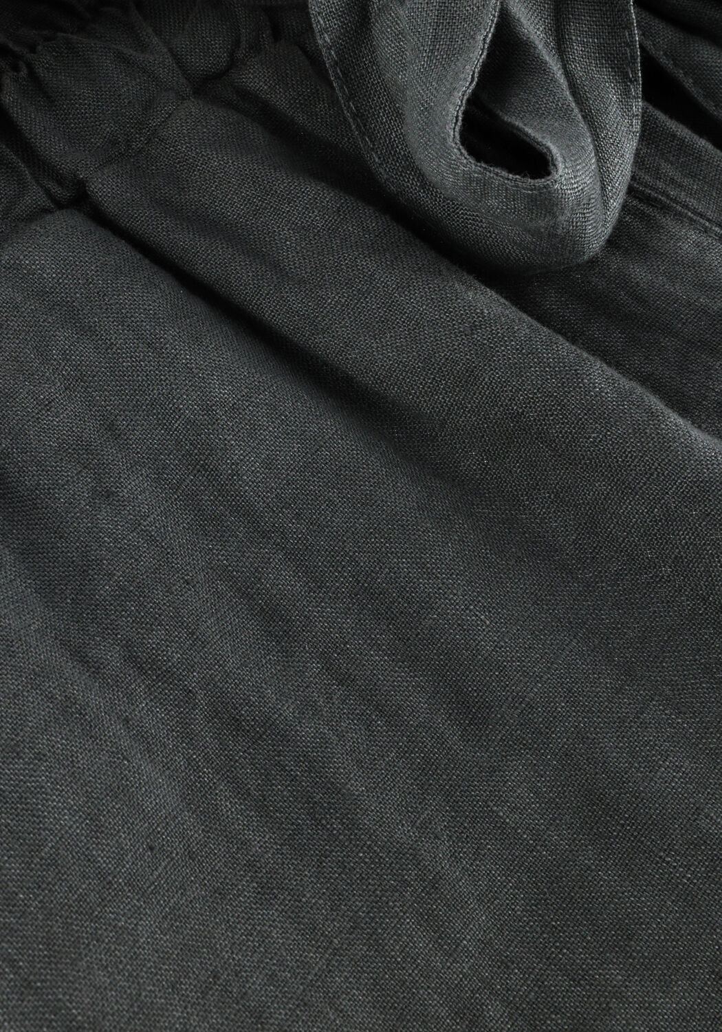 BY-BAR Pantalon courte JUNE LINNEN SHORT Olive - large