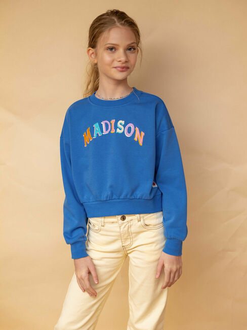STREET CALLED MADISON Chandail KEYSTONE en bleu - large