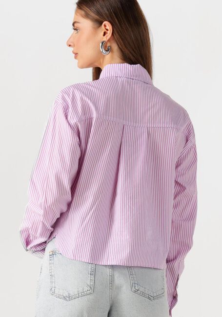 Roze COLOURFUL REBEL  ALIYA STRIPE BOXY BLOUSE - large