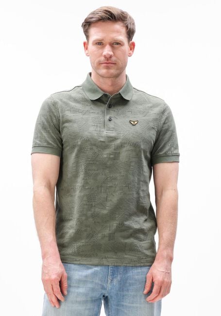 PME LEGEND Polo JACQUARD JERSEY en vert - large