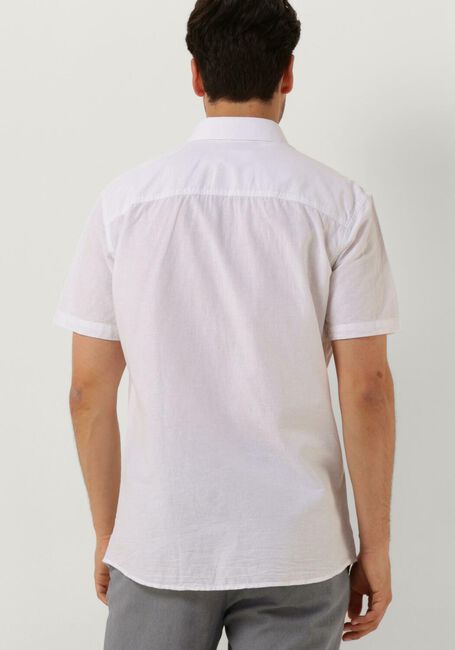 SELECTED HOMME Chemise décontracté SLHSLIMNEW-LINEN SHIRT SS CLASSIC en blanc - large