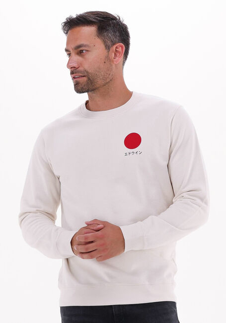 EDWIN Chandail JAPANESE SUN SWEAT HEAVY FELPA Blanc - large