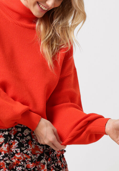 MSCH COPENHAGEN Col roulé MAGNEA RACHELLE RIB PULLOVER en orange - large