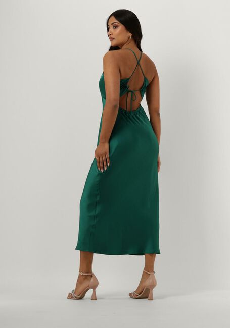 NEO NOIR Robe midi JOLLY HEAVY SATEEN DRESS en vert - large