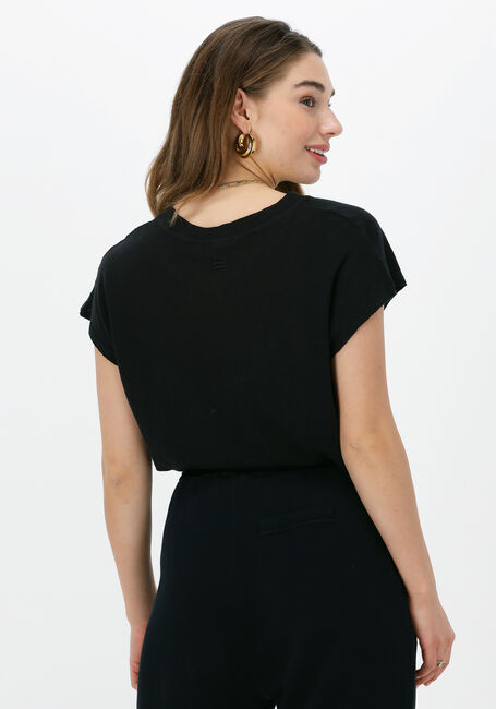 10DAYS Haut TEE LINEN en noir - large