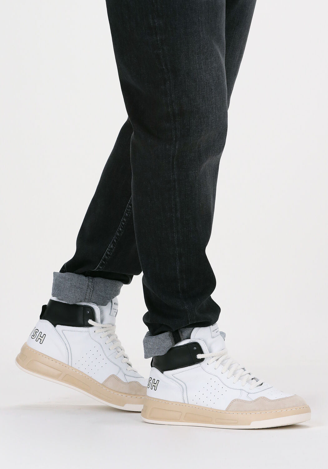 Witte WOMSH Sneakers INK HIGH - large