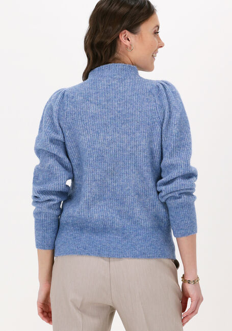 Lichtblauwe NEO NOIR Trui MARLIA KNIT BLOUSE - large