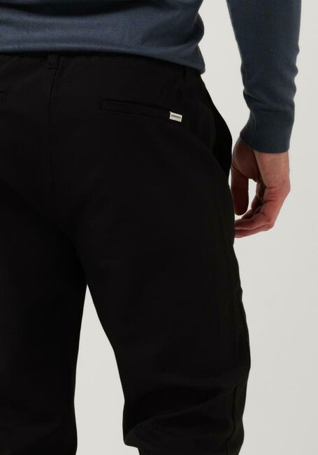 PUREWHITE Pantalon PANTS WITH SINGLE WELT BACK POCKETS AND ELASTIC WAISTBAND en noir - large