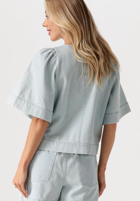 BY-BAR OLIVIA BLEECHED DENIM BLOUSE Blouses Bleu clair - large