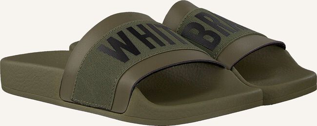 Groene THE WHITE BRAND Badslippers ELASTIC MINIMAL KIDS Groene THE WHITE BRAND Badslippers ELASTIC MINIMAL KIDS - large