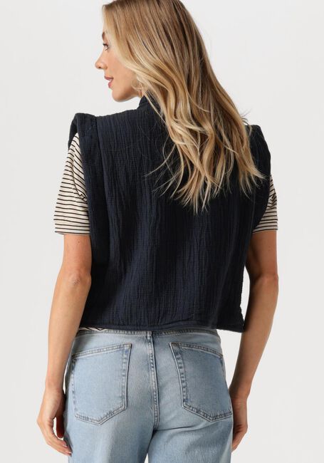 Blauwe BY-BAR Gilet ISLA EMBROIDERY JACKET - large