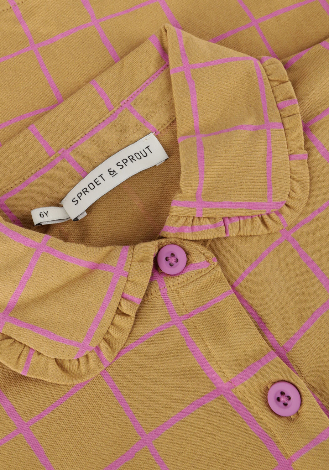 Oker Sproet & Sprout  CHECK BLOUSE GIRLS - large