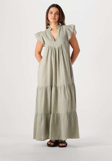 Groene DEVOTION Maxi jurk TERRIFIC - large