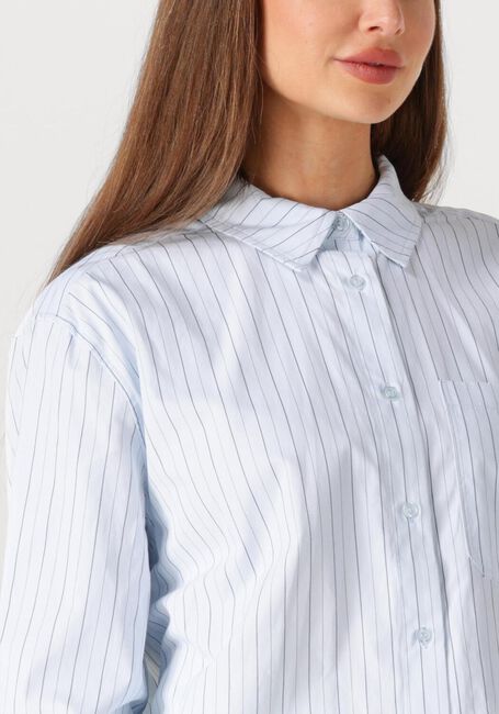 MODSTRÖM MILLEMD STRIPE SHIRT Blouses Bleu clair - large