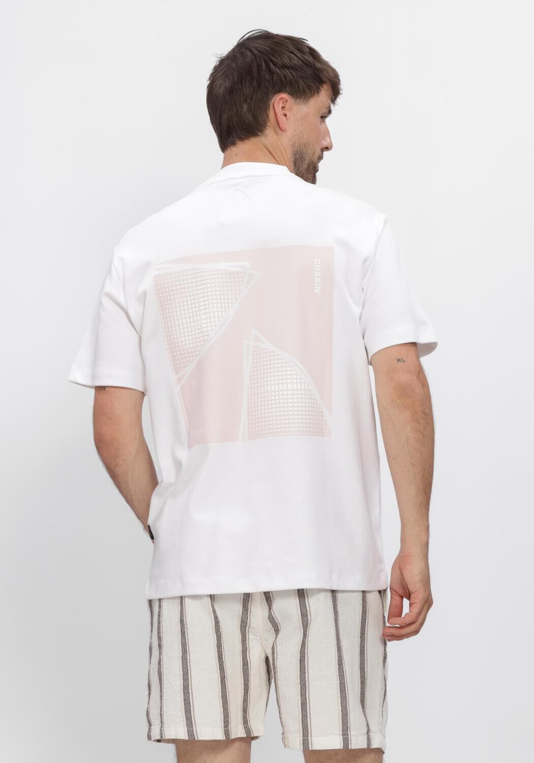 CHASIN T-shirt 52110080_IDO TEE en blanc - large
