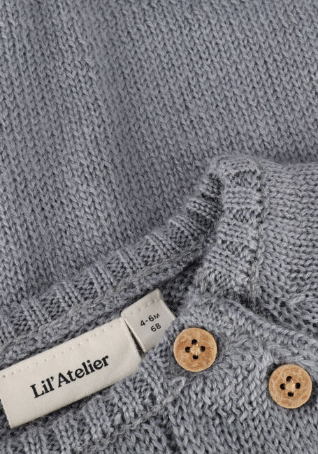 LIL' ATELIER Pull NBMLEROGER LS KNIT en bleu - large