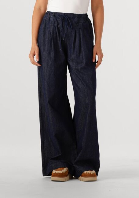BY-BAR Pantalon large JAXX STOCKHOLM BLUE PANTS Bleu foncé - large