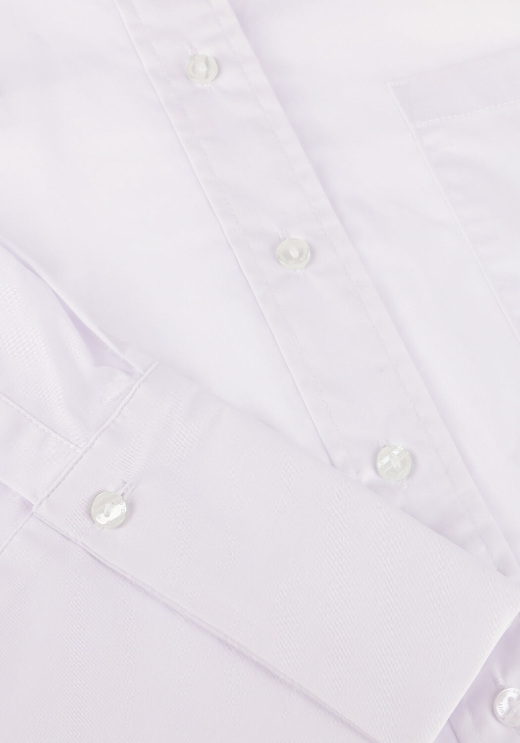 Witte CO'COUTURE  POPPY CUFF SHIRT - large