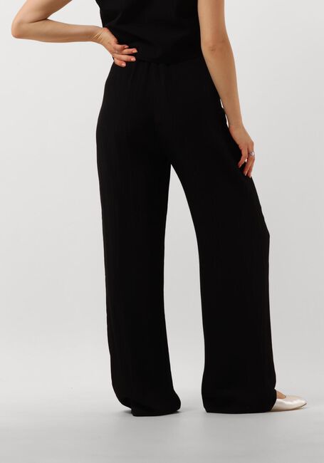 ALIX THE LABEL Pantalon LADIES WOVEN STRIPY WIDE LEG PANTS en noir - large