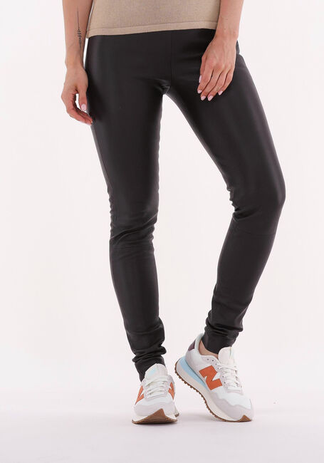 SELECTED FEMME Legging SYLVIA MW STRETCH LEATHER LEGGIN en marron - large