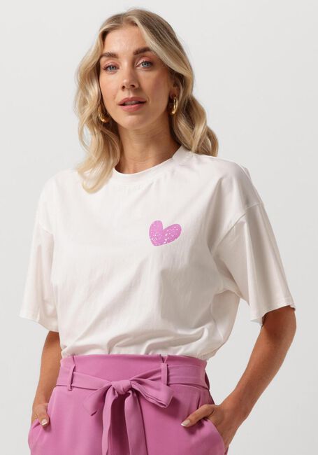 Witte YDENCE T-shirt T-SHIRT HEY BABE - large