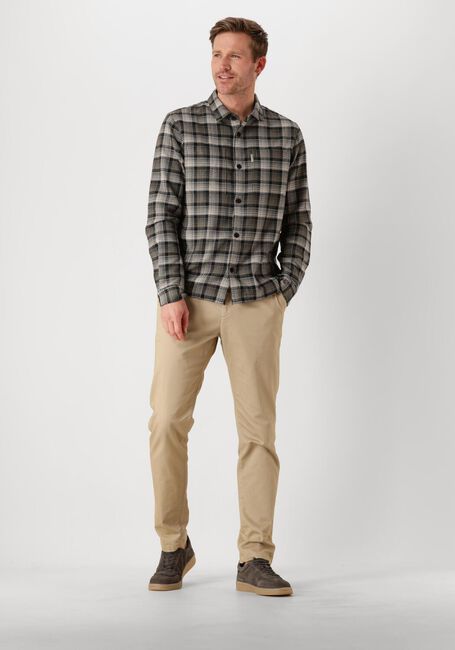 CAST IRON LONG SLEEVE SHIRT DOBBY YARN DYED CHECK Chemises en marron - large