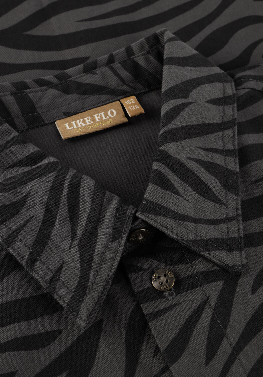 LIKE FLO CASSY FLO OVERESHIRT Blouses Anthracite - large