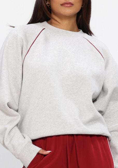 Grijze CATWALK JUNKIE Truien/vesten GRAPHIC SWEATER WITH PIPING - large