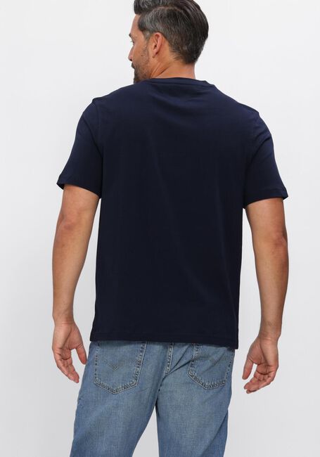 Donkerblauwe TOMMY HILFIGER T-shirt BRAND LOVE TEXT STACK TEE - large