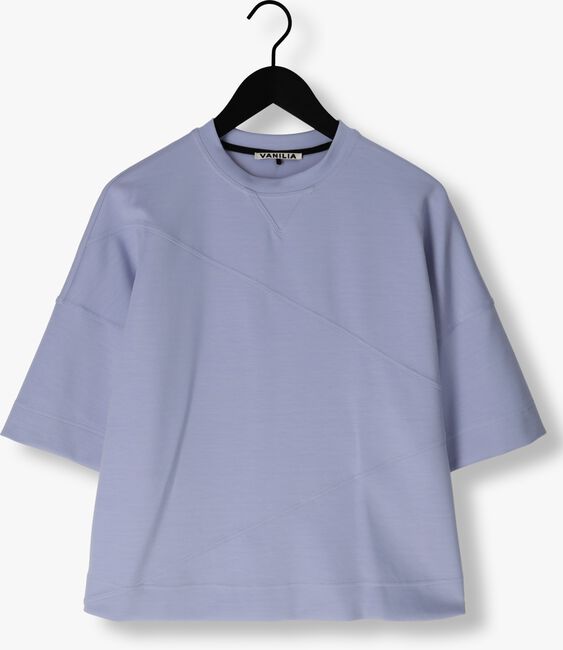 Paarse VANILIA T-shirt OVERSIZED T-SHIRT - large