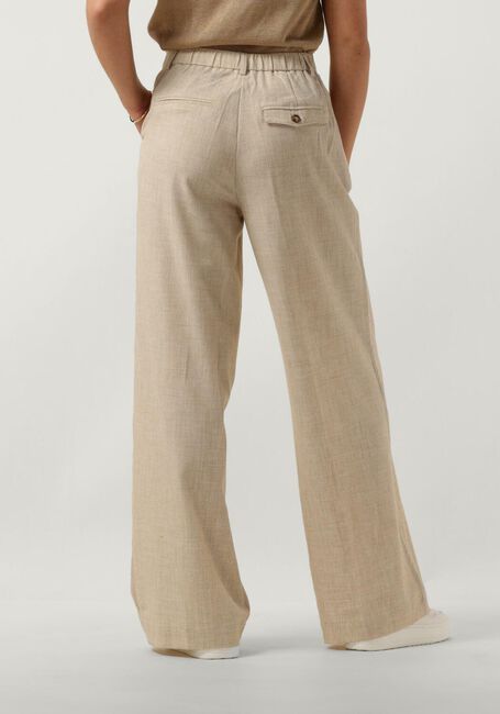 SIMPLE Pantalon WV-PL-MEL-24-1 Écru - large