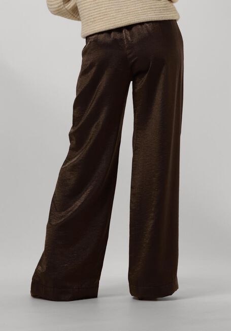 Bronzen BY-BAR Wijde broek BENJI METALLIC PANT - large