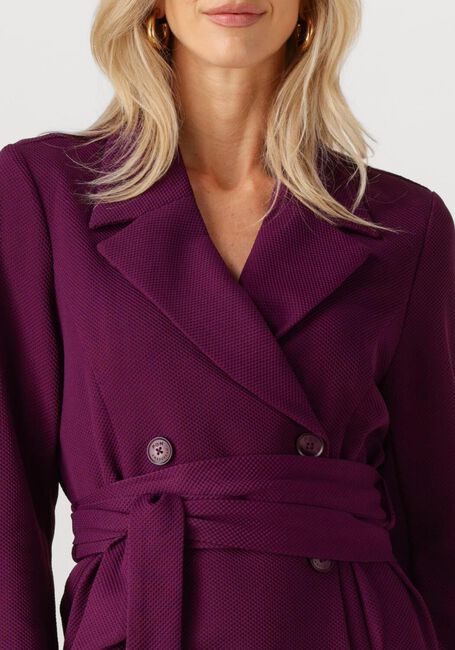 Paarse POM AMSTERDAM Mini jurk DRESS - PLUM - large