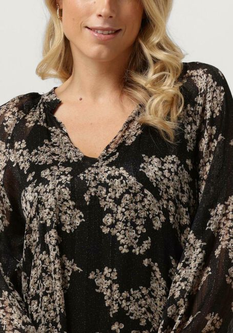 NEO NOIR Robe midi HALLAS ELDERFLOWER DRESS en noir - large