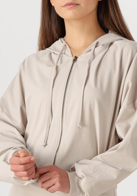 PENN & INK Gilet HOODIE en beige - large