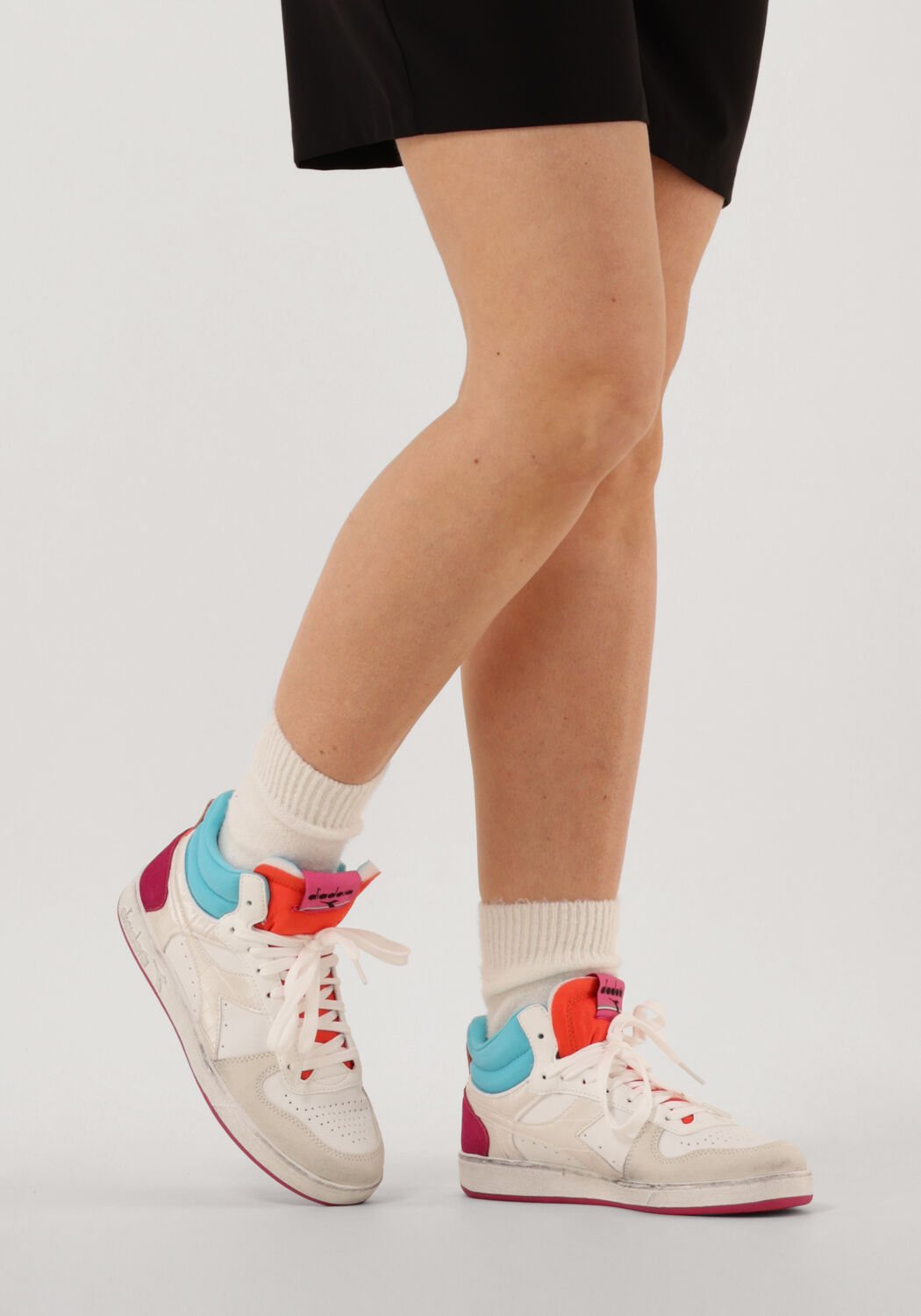DIADORA Baskets montantes MAGIC BASKET DEMI CROCO WOMAN en multicolore - large