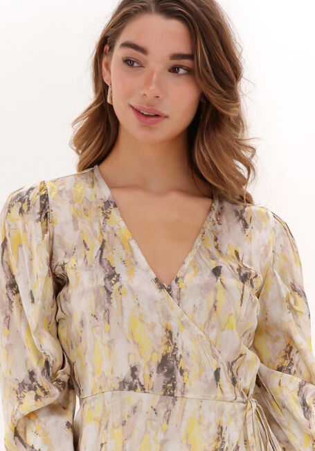 FREEBIRD Mini robe OMRA DRESS en jaune - large