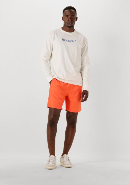 SHIWI T-shirt MEN JUDE REGULAR LONGSLEEVE SUNCATION en blanc - large