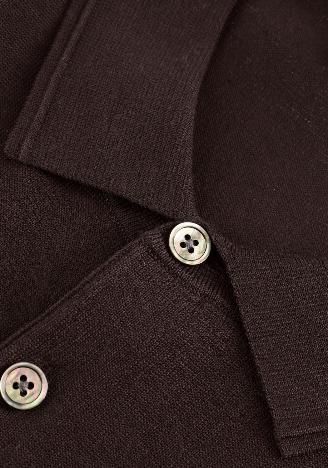 Bruine PROFUOMO Polo POLO SS LUXURY BASIC - large