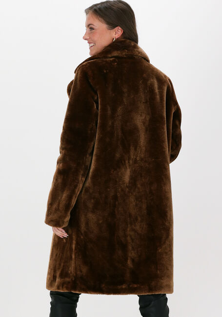GIACOMO THE JACKET Manteau en fausse fourrure 13 LT FUR LONG en marron - large