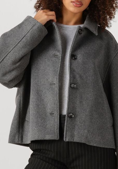 NEO NOIR Manteau HAMRA WOOL JACKET en gris - large