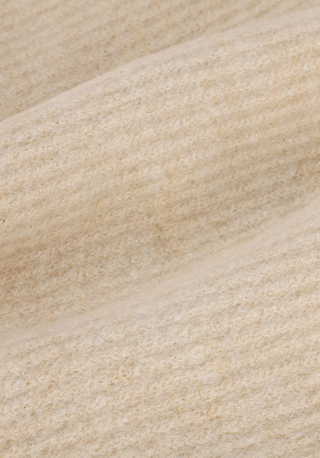 SUMMUM Gilet SLEEVELESS CARDIGAN COSY SHIMMER WOOL KNIT en blanc - large